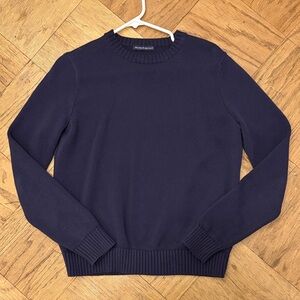 Brandy Melville Navy cotton sweater - Nearly New
